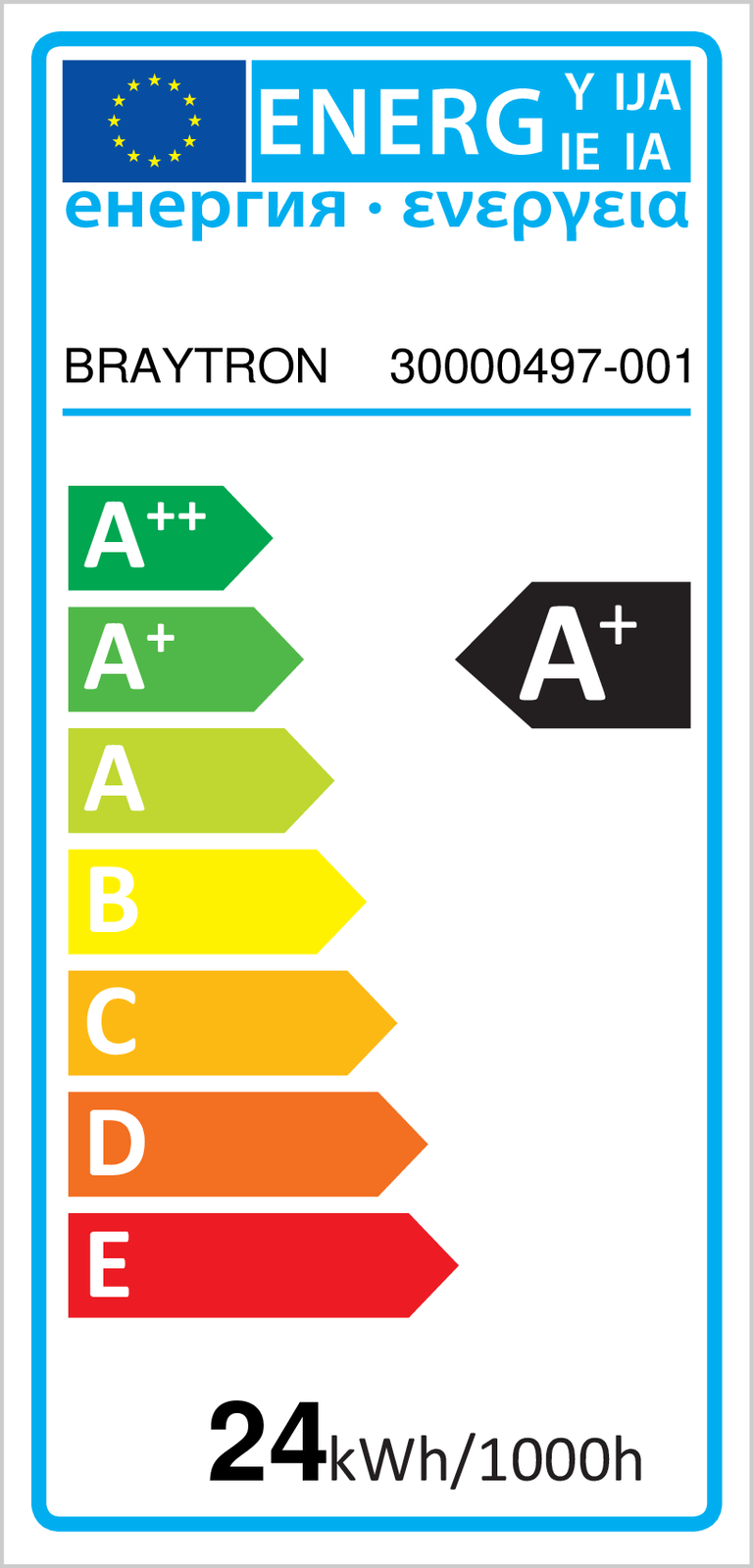 LED-Panel 24W – Klares Licht, Angenehm für Augen, Direktanschluss, IP20