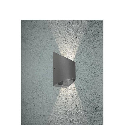 LED Wandleuchte UpDown Alu Antrazit inkl.2 x 5W IP54