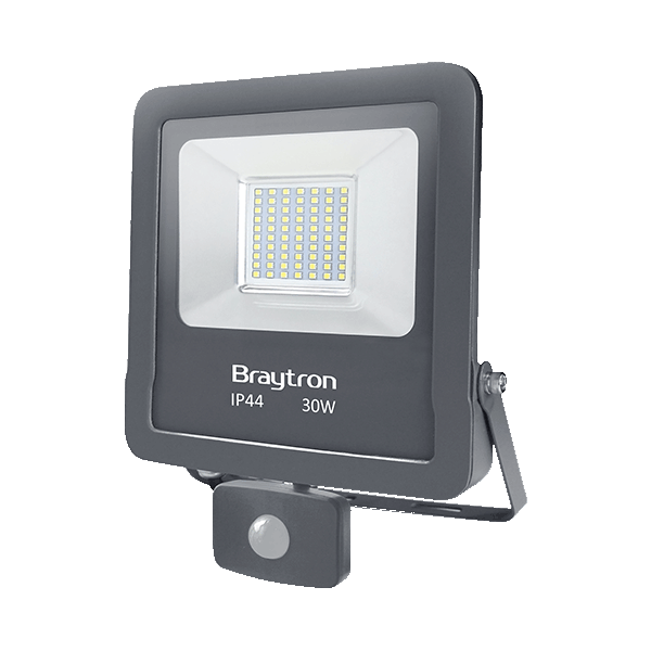 30 W LED Flutlicht – 2400 Lumen, IP65, Aluminium, Kaltweiß, Slim-Design, langlebig