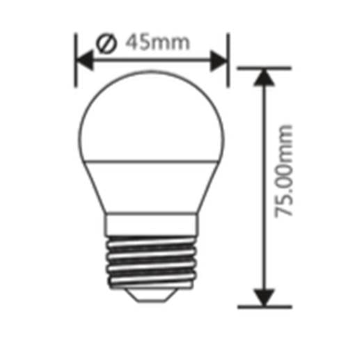 LED Tropfenbirne E27 5W – Energiesparend, 410 Lumen | Ersatz für 40W Glühbirne