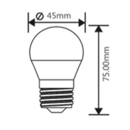 LED Tropfenbirne E27 5W – Energiesparend, 410 Lumen | Ersatz für 40W Glühbirne