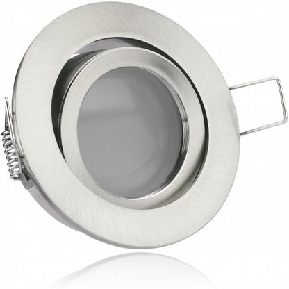 Einbaurahmen aus Aluminium- Rund Klickverschluss / Bajonett Edelstahl