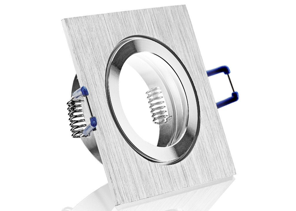 Einbaustrahler Alu Bicolor mit Klickverschluß Edel Feuchtraum Kaltweiß/Warmweiß