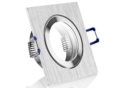 Einbaustrahler Alu Bicolor mit Klickverschluß Edel Feuchtraum Kaltweiß/Warmweiß