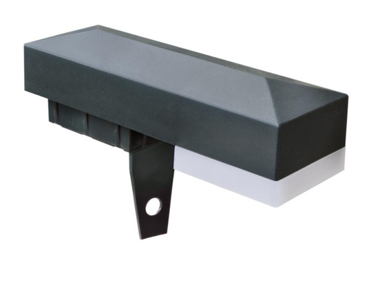 Zaunlampe GRAU MR11 – Stilvolle Außenbeleuchtung für Garten & Terrasse.