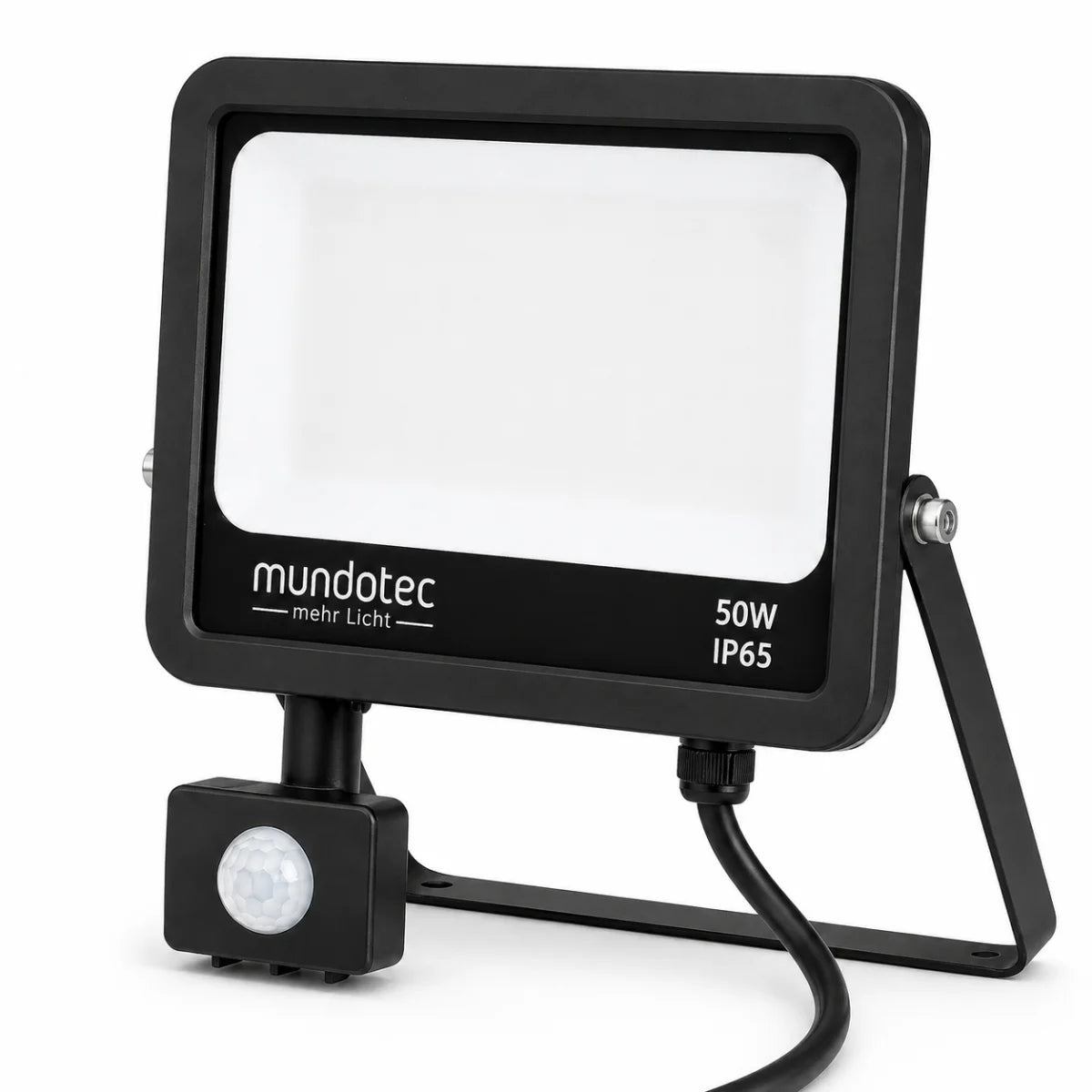 LED Flutlichtstrahler mit Bewegungsmelder 30W/40W/50W – CCT 3000K/4000K/6500K, IP65 Außenstrahler.