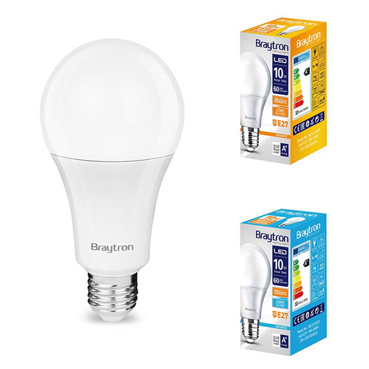 LED-Lampe E27 10W – Energiesparend & Helles Licht | 6500K, 3000K | 820 Lumen