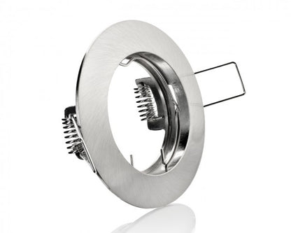 LED-Einbaustrahler Edelstahl-Optik – 5W GU10 Spot, Rostfrei, Direkt an 230V anschließbar