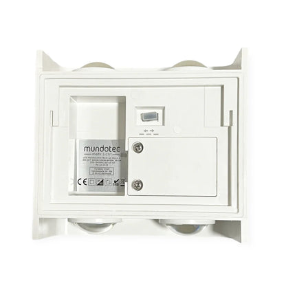 LED-Außenwandleuchte Weiß & Schwarz – Up & Down Effekt, CCT 3in1