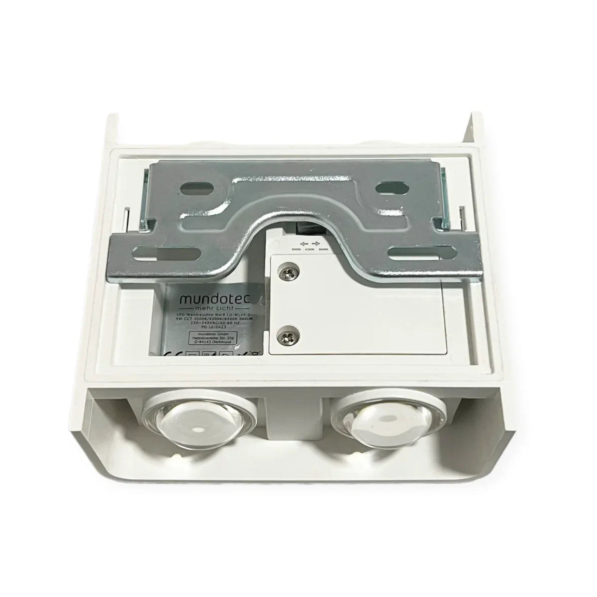 LED-Außenwandleuchte Weiß & Schwarz – Up & Down Effekt, CCT 3in1