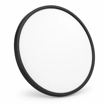 LED Deckenleuchte Rund Schwarz 50W Up & Down – 6000 Lumen, Fernbedienung, 2700–6500K, Ø 50 cm.