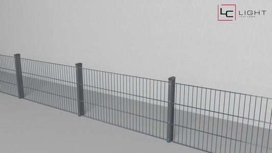 Zaunlampe GRAU MR11 – Stilvolle Außenbeleuchtung für Garten & Terrasse