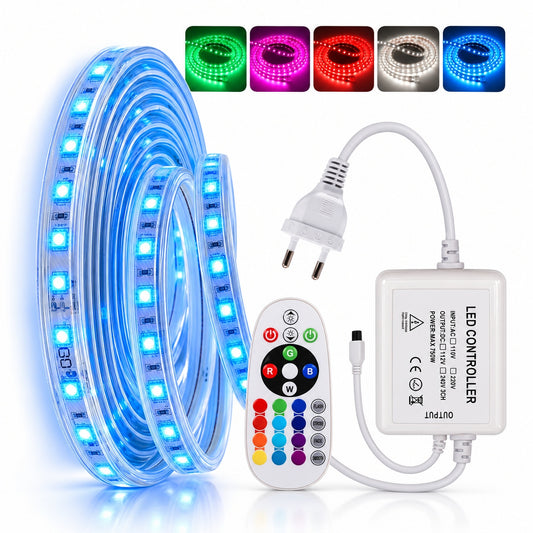 LED Strip 220V RGB – SMD 5050 dimmbar