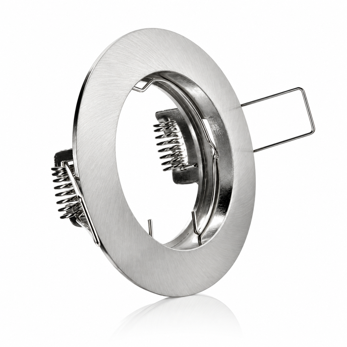 LED Einbauleuchten Edelstahl Optik – Metall Einbaustrahler für präzise Innenbeleuchtung, IP20
