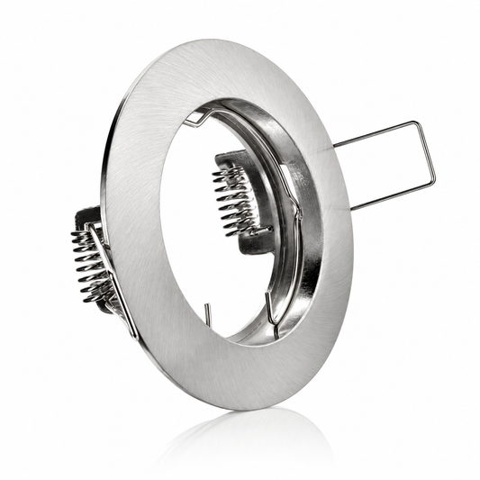 LED Einbauleuchten Edelstahl Optik – Metall Einbaustrahler für präzise Innenbeleuchtung, IP20