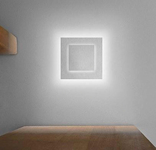 LED-Treppenbeleuchtung – Wandeinbauleuchte 3D in Aluminium, eckig für stilvolle Akzente