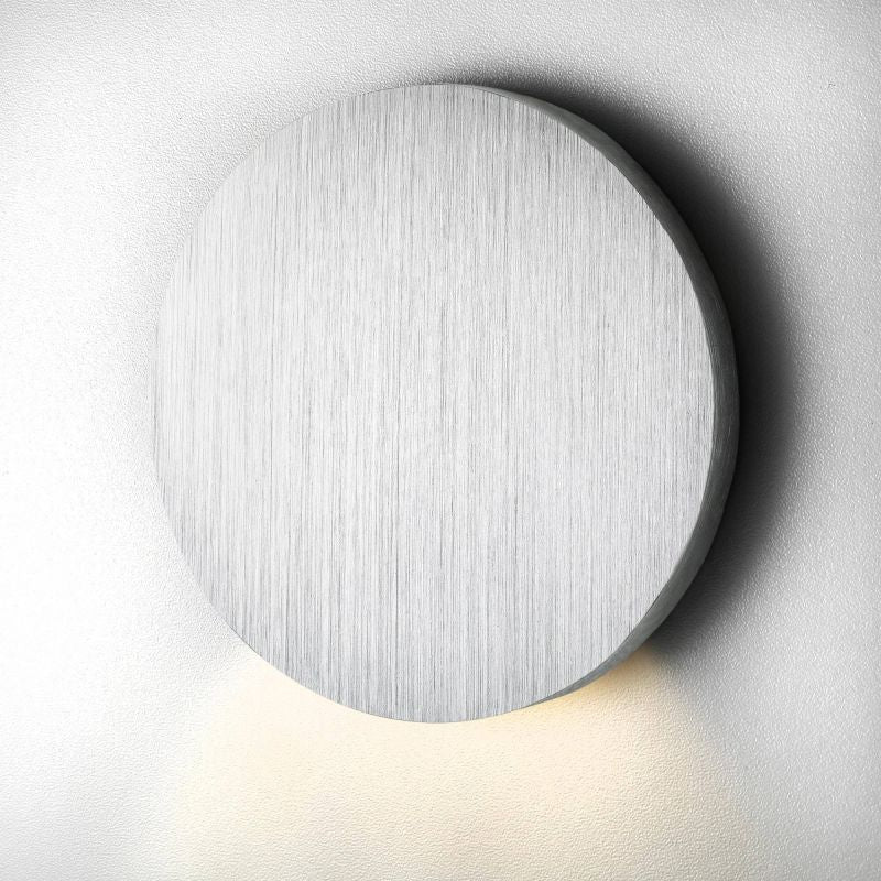 LED-Treppenbeleuchtung 230V – Aluminium Wandeinbauleuchte mit halbrundem Lichtaustritt für indirekte
