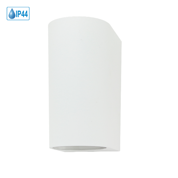 LED Wandleuchte UpDown Alu inkl. 2x LED GU10 5 Watt