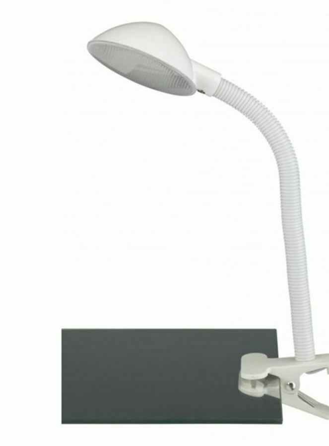 Klemmleuchte Schreibtischlampe Kinderleuchte Weiß